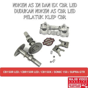 PAKET NOKEN AS + DUDUKAN + PELATUK KLEP CBR LED SUPRA GTR SONIC 150 K56