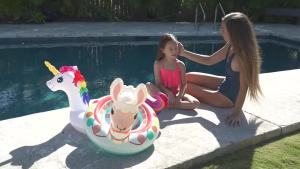 Intex59221 Big Animal Swim Rings For Kids Age 3-6 - Dinosaur