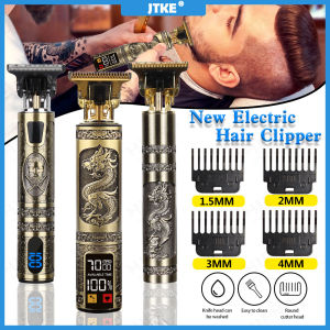 JTKE Electric Hair Trimmer Professional Razors Electric Shaver Clipper for Men Hair Beard Cutting Machine Barber