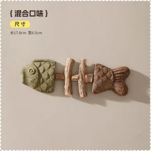 ของเล่นแมว วัสดุที่ปลอดภัย ทำความสะอาด กระดูกปลา ความบันเทิงส่วนตัว หลายวิธีในการเล่น สำรวจ