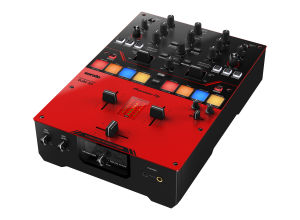 Pioneer DJ DJM-S5 Scratch-style 2-channel DJ mixer (gloss red) | Find your perfect scratch feeling with the popular MAGVEL FADER PRO crossfader which features Feeling Adjust so you can tweak the “weight” and get the level of resistance you like best.