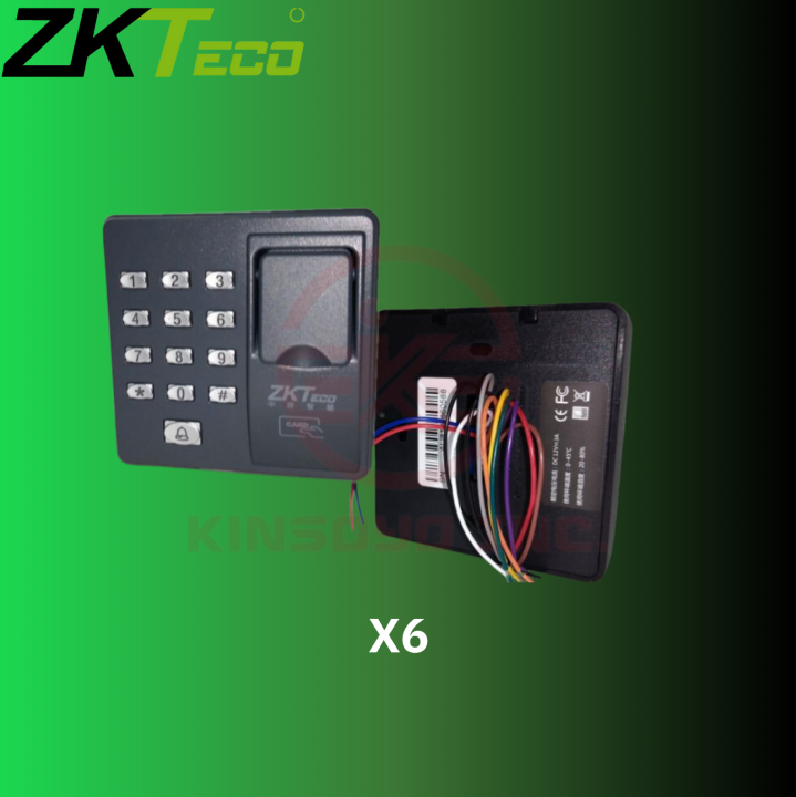 ZKTeco Fingerprint+RFID+ Password Access Control (X6) | Lazada