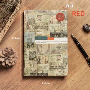 A5 European Vintage Retro Classic Notebook Thick Writing Kraft Diary College Notepad School Supplies