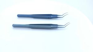Ultrata Style Capsulorhexis Forcep Titanium Round Handle Ophthalmic  instruments 105mm Eye Instrument