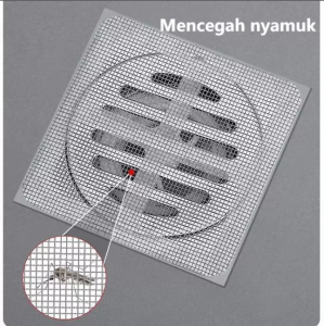 SERBAGUNA Tempelan JARING KAWAT SARINGAN Saluran Air Kamar Mandi Wastafel Dapur Lancar Bersih Sticker Stiker Penambal Repair Lubang Pencegah Nyamuk Tambalan Penutup Berlubang Tempelan PEREKAT Saring Anti Mampet Bau Rambut Adhesive MURAH Tape Tahan Air