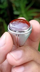 Cincin Natural Batu Amethyst (Kecubung) HQ