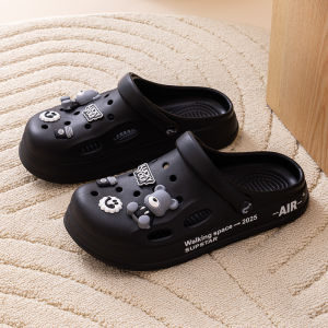 Free Shipping New EVA Thick-Soled Clogs A Summer Outdoor Style For Couples Featuring A Raised Sole Beach-Friendly Design And A Slip-On Closed-Toe Style