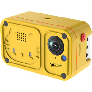 Wistino 2MP Outdoor Pet Tracking Camera 4G SIM Card Four-Way Positioning Anti-Lost GPS Pet Tracker for Dogs Cats 4G Pet Camera