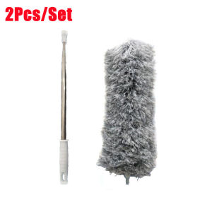 2.8 METER Kemoceng Teleskopik TARIK TEKUK FLEXIBEL Sapu Microfiber Pembersih Debu Gagang Panjang