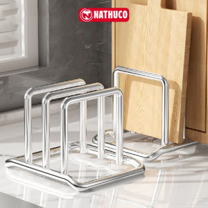 Kệ Đựng Thớt Nathuco Inox Dày 6mm Để Được Nắp Nồi – Chắc Chắn Bền Đẹp Cho Mọi Gian Bếp