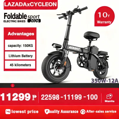 AENXRD Electric Bike 48V-20Ah Folding Bike Lightweight E Bike Recovery Lithium Battery Adults Bicycle Water proof ebike E-ABS front and rear double disc brakes