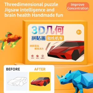 Creating threedimensional work Threedimensional puzzle Jigsaw intelligence and brain health Handmade fun