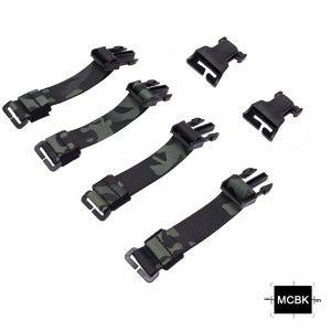 SINAIRSOFT Outdoor Tactical Vest Connection Ribbon Set Suitable for MOLLE Vest/Chest Hanger Adaptor Shoulder Strap Clip
