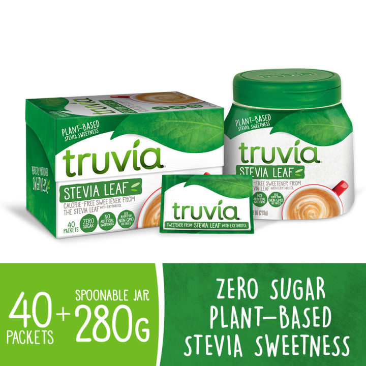 Truvia® 40 count packets and Spoonable Jar Calorie Free Sweetener