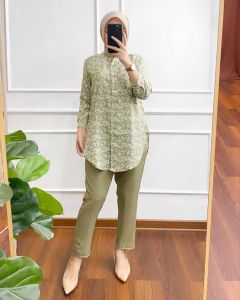 Setelan Wanita Motif Oneset wanita best seller Baju Setelan Wanita Motif Bunga Terlaeris
