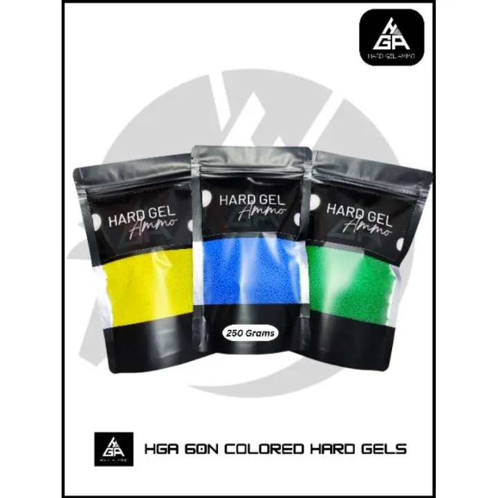 HARD GEL AMMO 60N Hard Gel balls HGA Colorful Blaster Bullets Refill ...