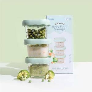 Little Dimple Stackable Container - Kontainer Menyimpan MPASI