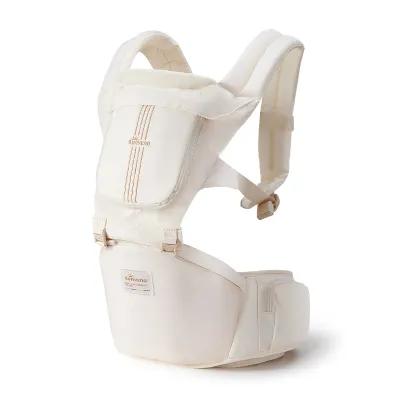Sunveno Ergonomic Baby Carrier Infant Baby Hipseat Carrier Front Facing Ergonomic Kangaroo Baby Wrap Sling for Baby Travel 0-48M