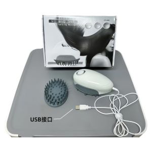 Portable Electric Scalp Massager Handheld Head Massage Tool USB Rechargeable for Stress Relief and Relaxation