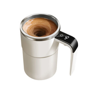 🔥READY STCOK🔥 Rechargeable Self Stirring Mug Stainless steel Automatic coffee mixing cup 304 Stainless Steel Auto Self Mixing Self Stirring Stainless Steel Cup for Coffee/Tea/Hot Chocolate/Milk
