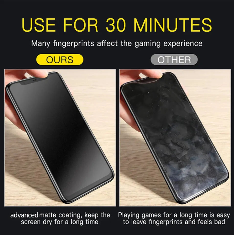Gaming Ceramic Matte Tempered Glass Xiaomi Redmi Note 14 5G 13 Pro 4G 12  12s 11 11s 10 10s 9s Plus Anti-Fingerprint Full Screen Protector