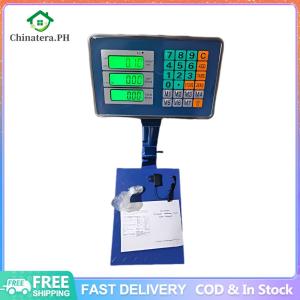 Digital Floor Heavy Duty Folding Scales with LB/KG Commercial Digital Postal Scale for Luggage Package Warehouse Home Pet Shop