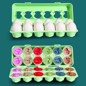 2026 Eggs Screws 3D Puzzle Montessori Learning Education Math Toys Kids Shape Match Smart Game For Children Educational Easter Gifts