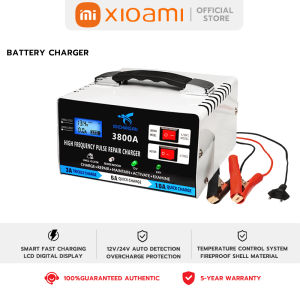 Car Battery Charger 12V 24V Suitable for car& motorcycle Pulse repair technology extend battery life