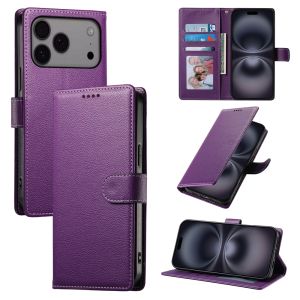 Trường hợp đối với iPhone 17 16 15 14 13 12 11 Pro Max iPhone 16 15 14 7 8 cộng với SE 2022 sang trọng từ Ví da nắp gập có khe cắm thẻ bìa kinh doanh vỏ