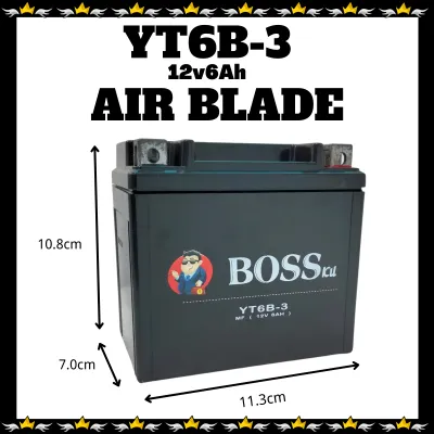 BOSSKU BATERI YT6B YTZ6V MODEL BATTERY RS150 RSX PCX150 VARIO 150 YM JET BASICX50 ADV 150 PCX