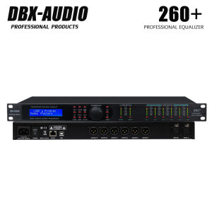 DBX-AUDIO 480+/260+ โปรเซสเซอร์เสียงดิจิตอลมัลติฟังก์ชั่น 4 อินพุตและ 8 เอาต์พุตระดับมืออาชีพ คุณภาพเสียงที่สวยงาม 2 อินพุตและ 6เอาต์พุตระดับมืออาชีพ audio processor