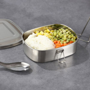 Hợp cơm 1 ngăn inox 16cm hộp ăn trưa inox hộp đựng cơm thức ăn hàng ngày đi học đi làm hộp cơm trưa bento hộp cơm inox sáng bóng đồ đựng cơm