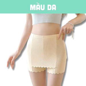 Quần Bảo Hộ Nữ Mặc Váy Đầm Chống Lộ Cao Cấp Co Dãn Mặc Mát Thoải Mái