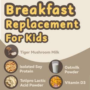 READY STOCK- PLOPKIDZ - BOTANICAL BEVERAGE MIX COCOA POWDER WITH OATMILK AND TIGER MILK MUSHROOM