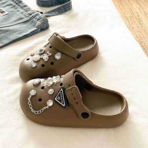 [Free Shipping] Trendy Korean-Style Summer New EVA Beach Sandals With A Slip-On Design And Open-Toe Style
