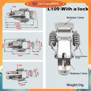 Kancing Kunci Spring Loaded Toggle Latch Catch / Toggle Draw Latch Clamp Spring
