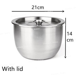 304 Stainless Steel Mixing Bowls Cake Cooking Beat eggs bowl Home Kitchen Food Storage Salad bowls Baking tools