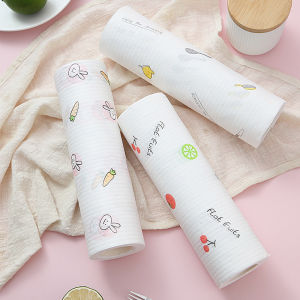 Disposable Clean Lazy Rag Paper Kitchen Oil Absorbent Paper Towels Washable Dish Cloth Dish Towel