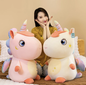 Cute unicorn sleeping doll doll plush toy girl birthday gift for girlfriend F-114
