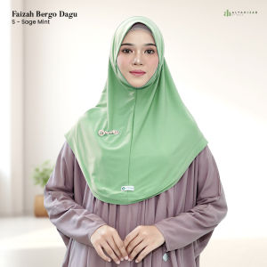 ALYAHIJAB by NAJA - Faizah Bergo Dagu ukuran S Softpad Dewasa Polos