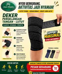 Deker Pergelangan Tangan - Lutut - Siku - Betis - Elastis Breathable