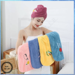 Bath Towel Hair Turban Quick Dry Hair Cap Hair Towel Head Wrap Shower Cap