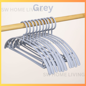 SW High Quality Baju Hangar Clothes Hanger Baby Anti Slip Penyangkut Tudung Adult Hanger Dewasa