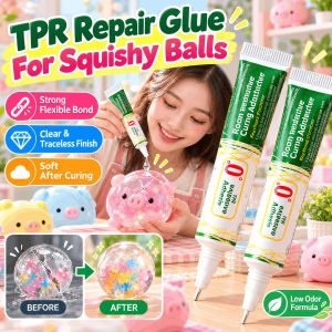TPR Squeezable Ball Sealing Adhesive 20ml Stress Ball Squishies Repairs Glue Room Temperature Curing Adhesive DIY Handcraft Studio