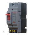 Himel Molded Case Circuit Breaker 16A to 100Amps 2-poles 220V-440V 25Kaic 50/60Hz for Power Distribution. 