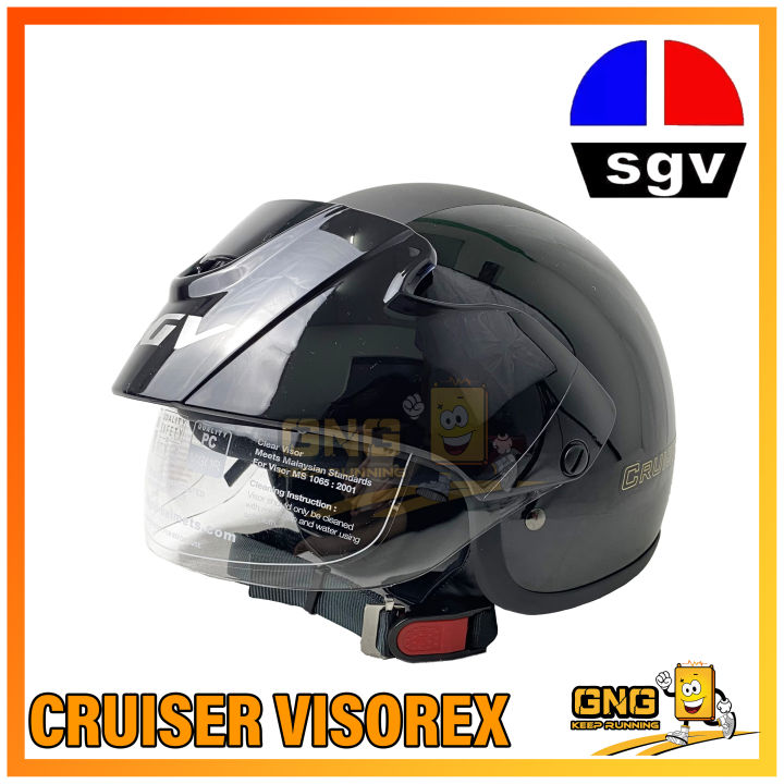 Sgv cruiser visorex store helmet