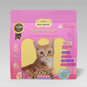 Bone Appetit - Premium Cats Freeze Dried Main Food - Rabbit & Chicken 500g