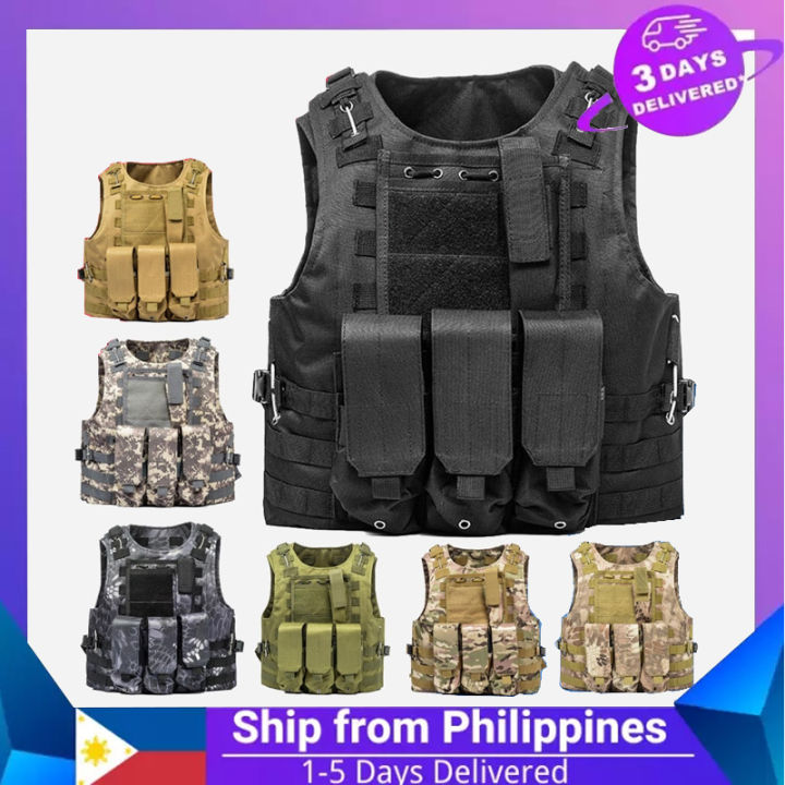 [Delivery in 3 Days] Tactical Vest for Combat Assault Plate Carrier ...