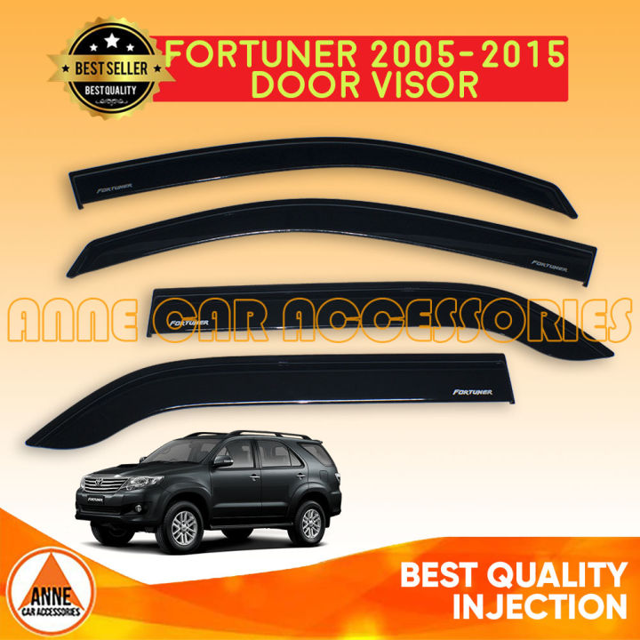 Smoke Window Visors For Toyota RAV4 2006-2012 - 4 Piece Rain Guard Deflector Set-749686