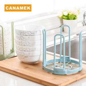 【CANAMEK】 1PC Storage Rack Bowls Organizer Drain Water House Dish Kitchen Storage Holders